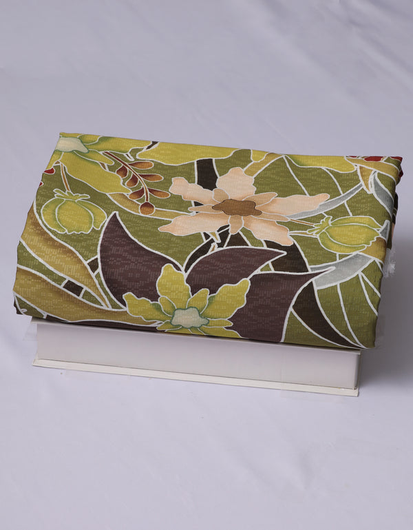 Anisa Batik Satin 45" - 4 Meter (Olive Green)